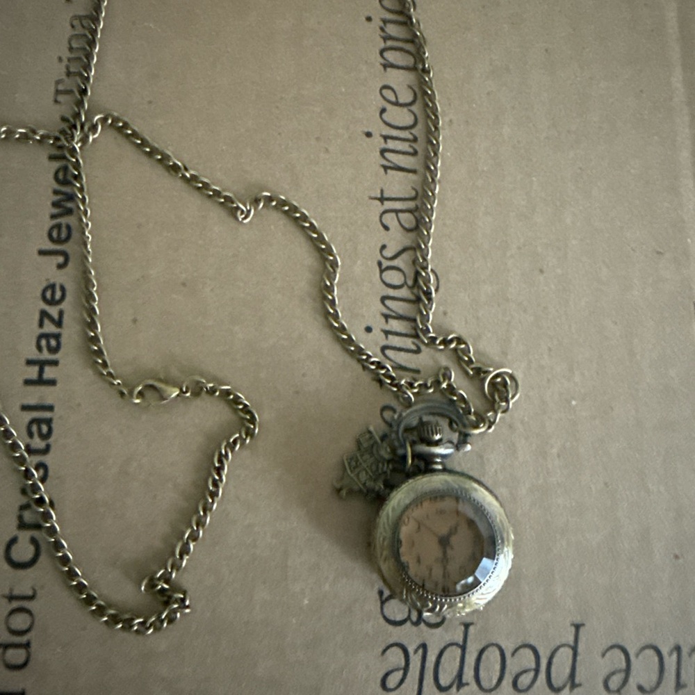Pocket Watch Necklace